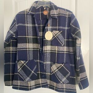 Common people shacket over shirt  Mens small NWT